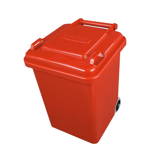 PLASTIC TRASH CAN 18L RED