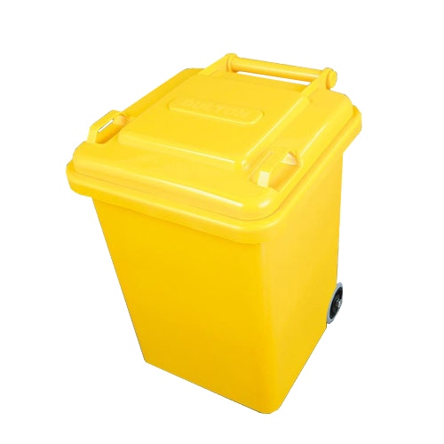 PLASTIC TRASH CAN 18L YELLOW