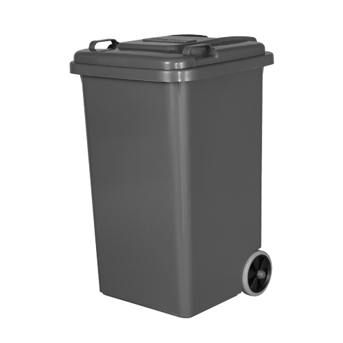 PLASTIC TRASH CAN 65L GRAY