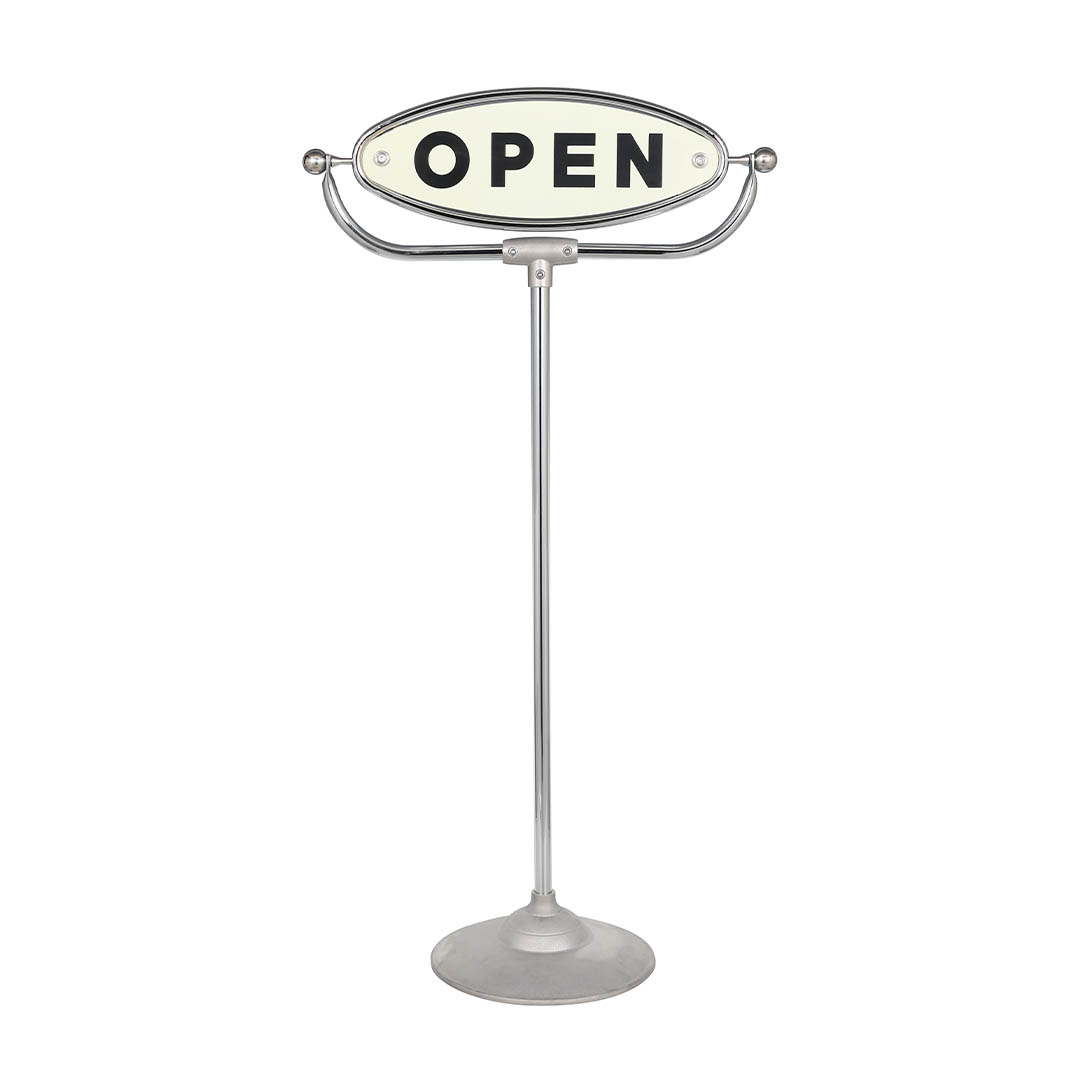 OPEN-CLOSED SIGN STAND