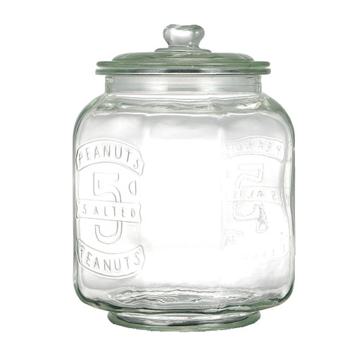 GLASS COOKIE JAR 7L