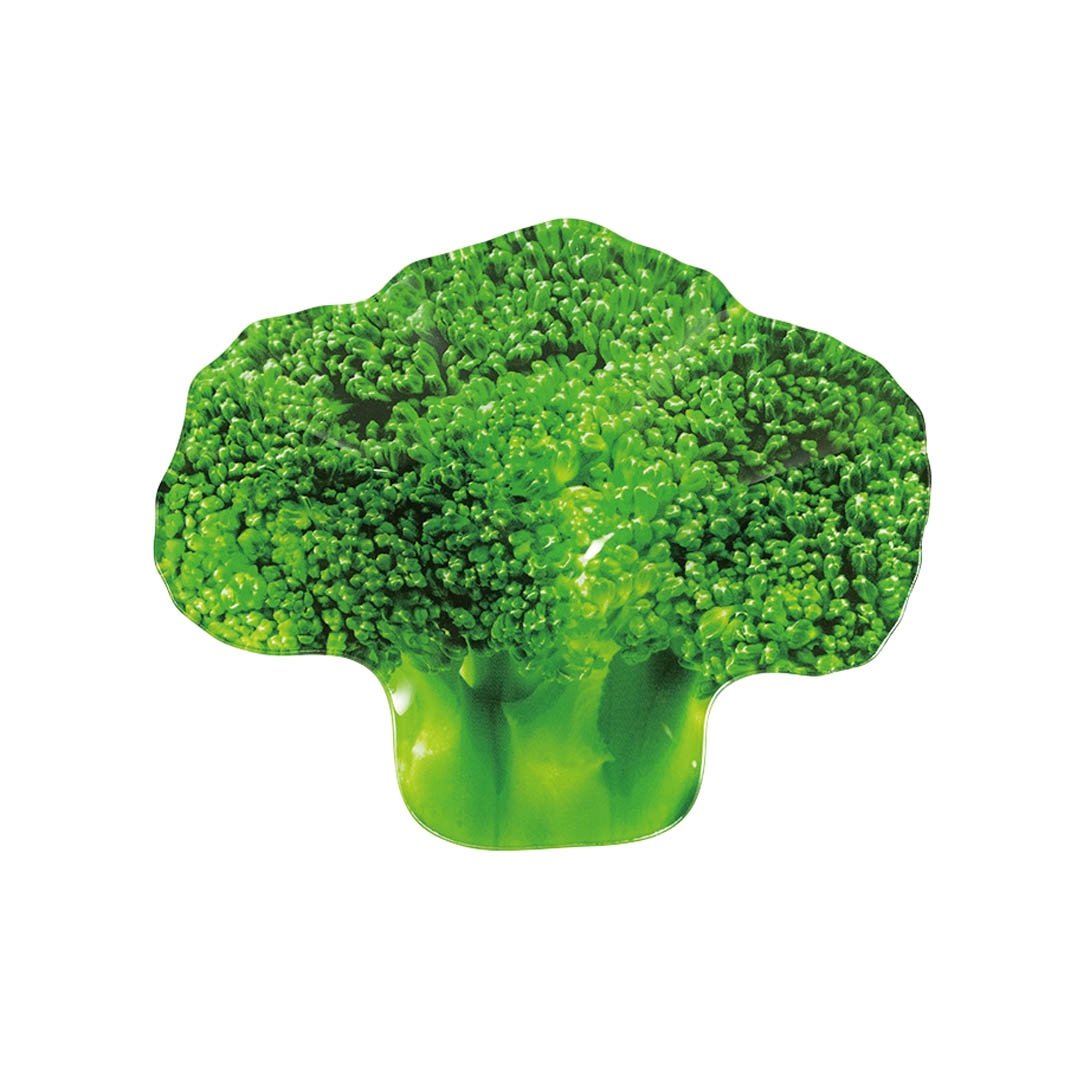 GLASS FARMER PLATE BROCCOLI