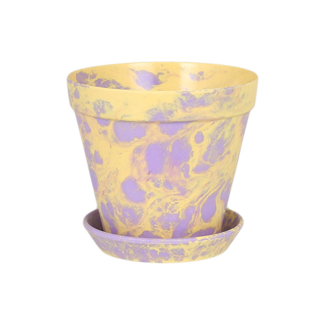 SPLASH POT L YELLOW/PURPLE