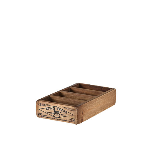 WOODEN BOX FOR BUSINESS CARDS NAT
