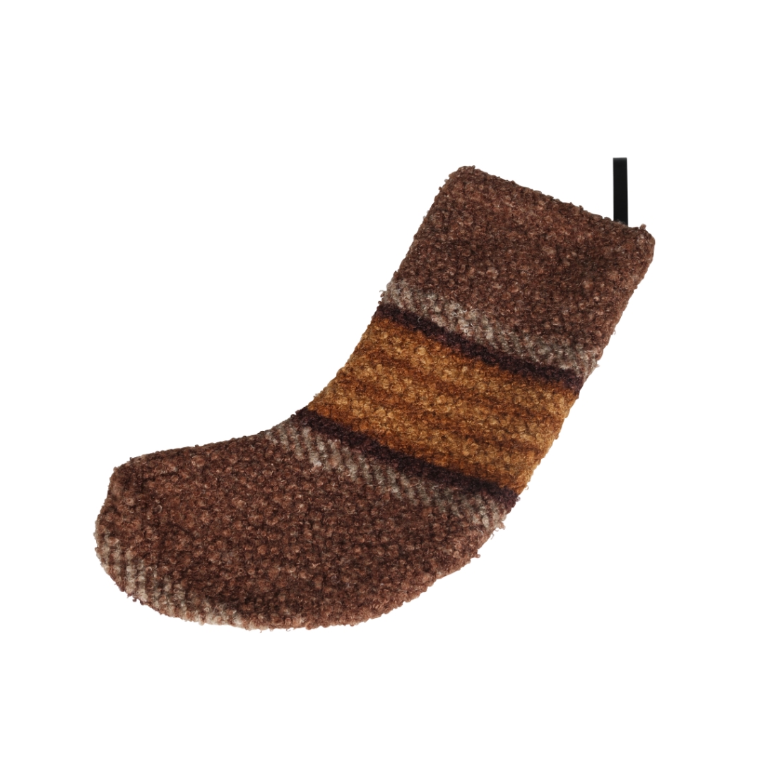CHRISTMAS STOCKING BROWN