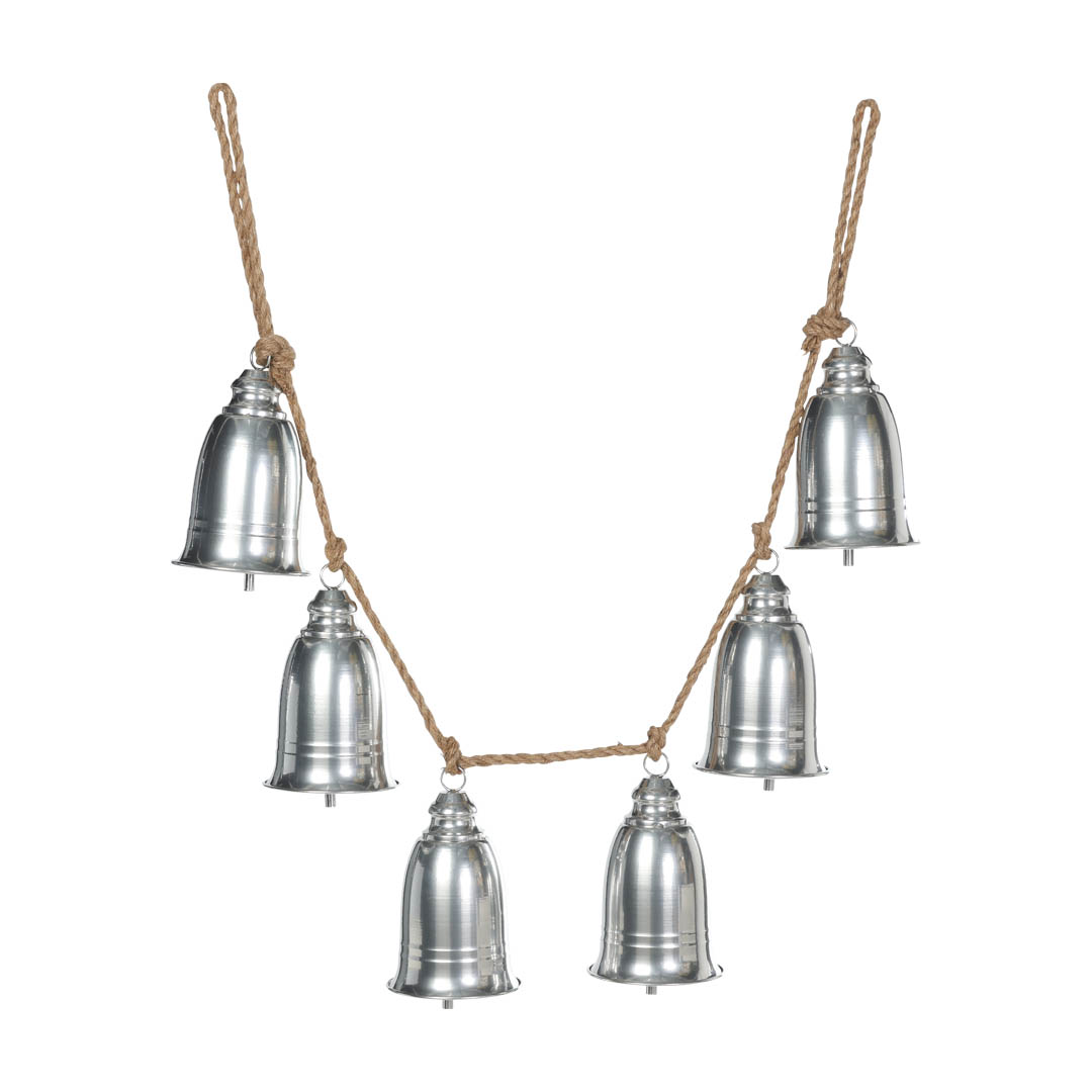 METAL BELL GARLAND 6