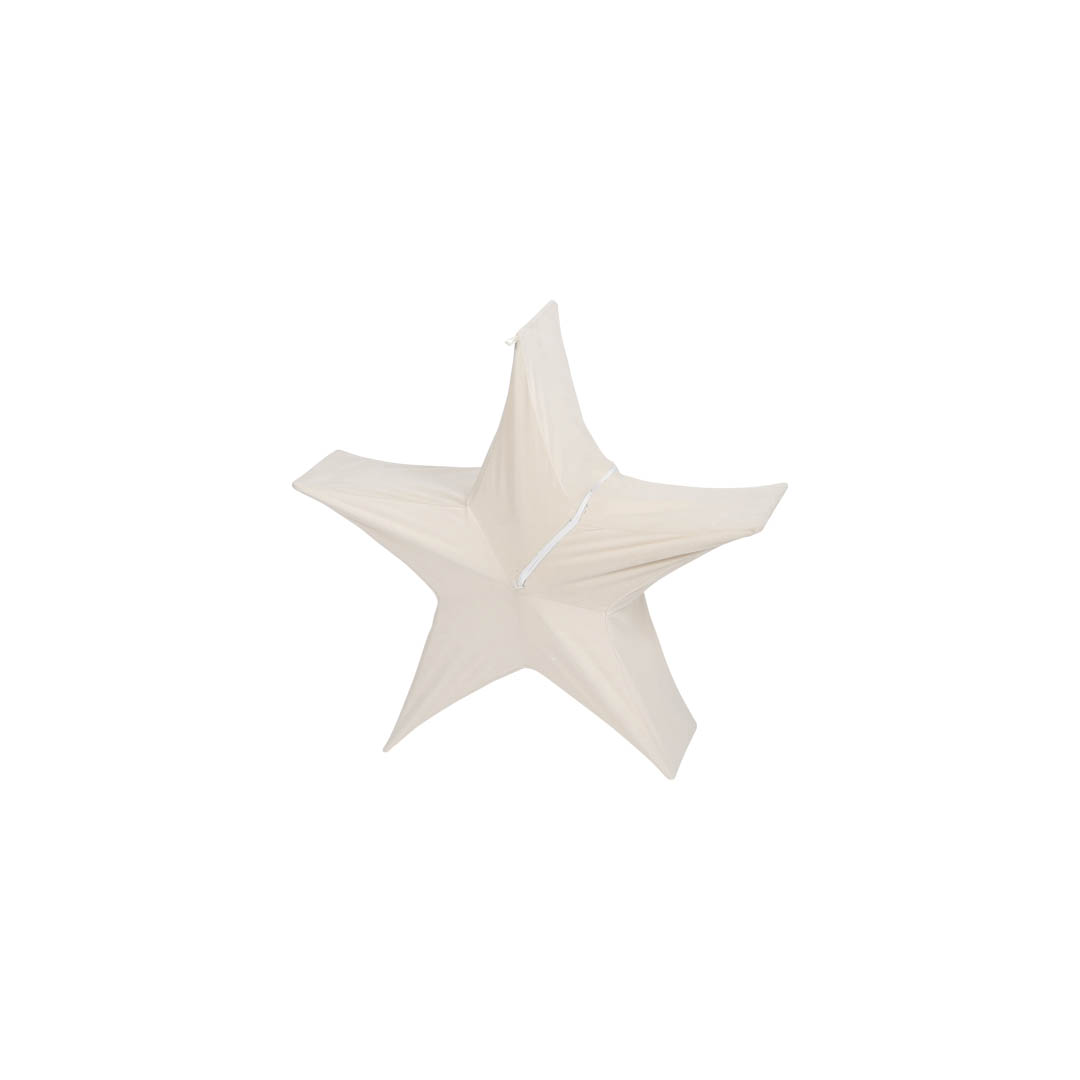 FOLDABLE FABRIC 3D STAR IVORY S