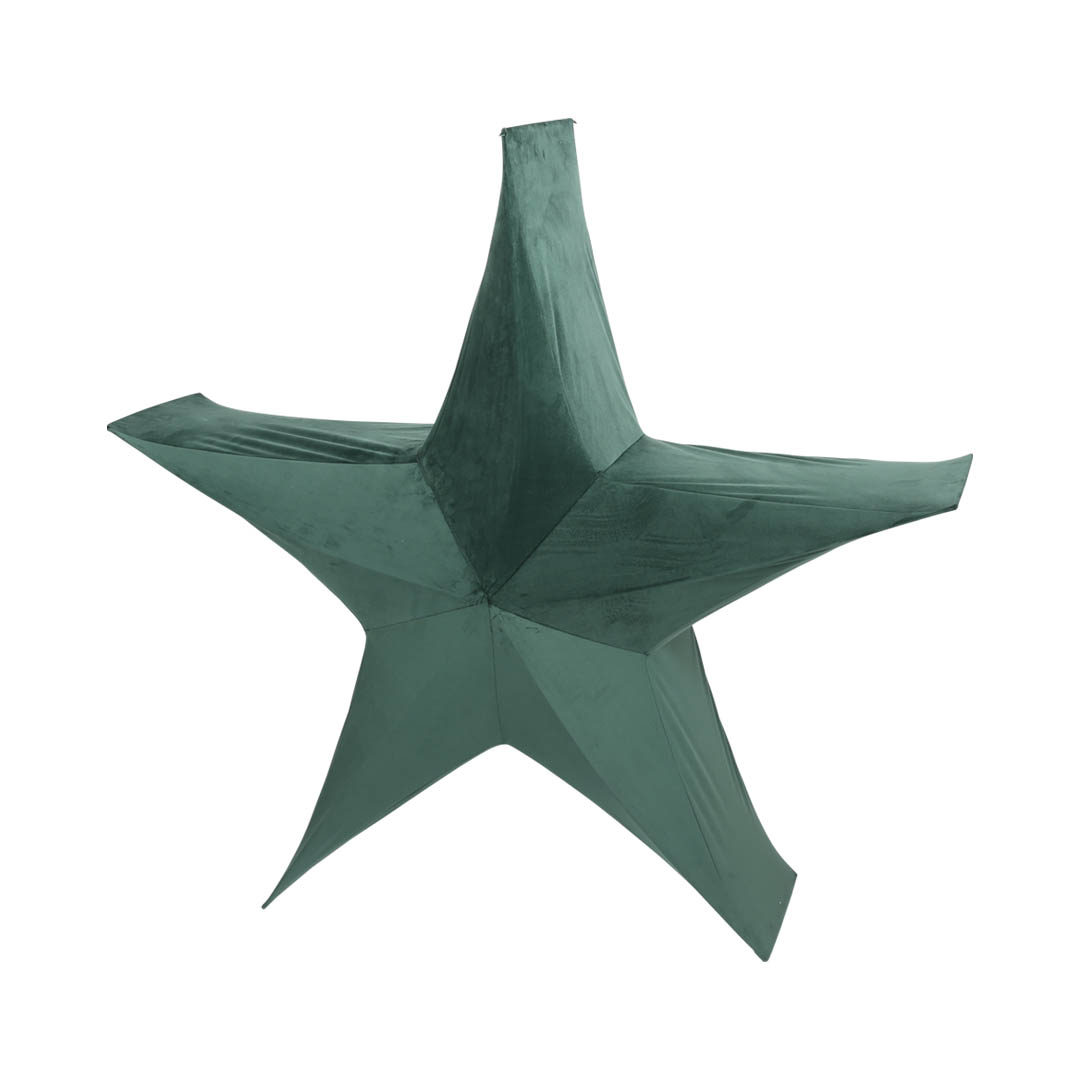 FOLDABLE FABRIC 3D STAR GREEN XL