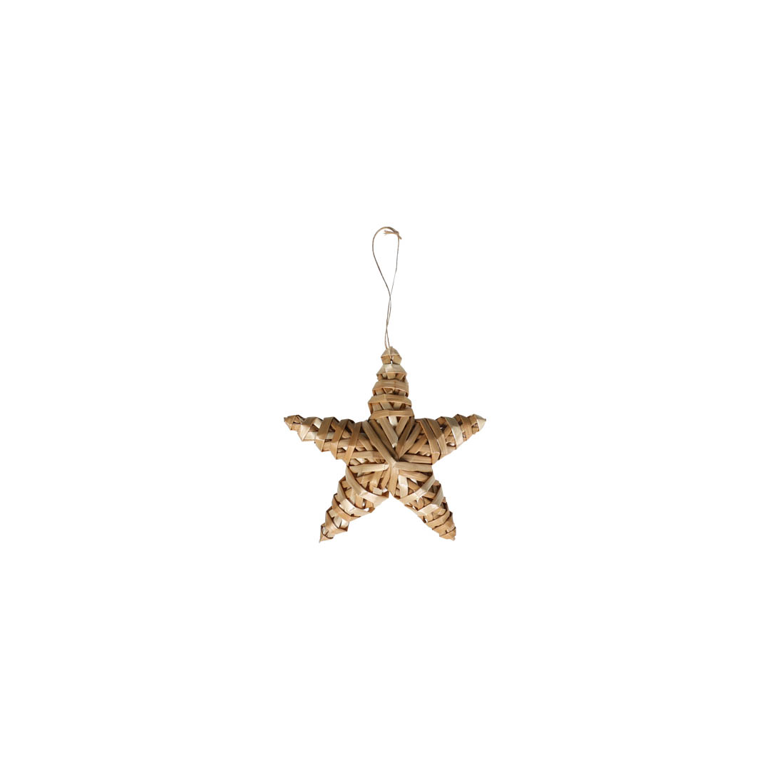 STRAW STAR WITH ROPE XS
