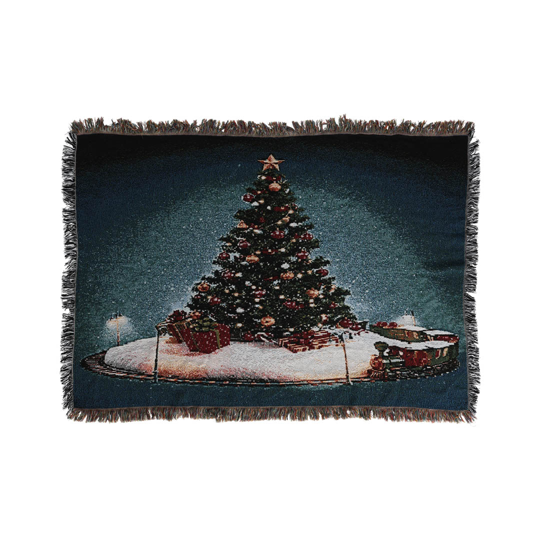 JACQUARD MULTI CLOTH TREE IN BLUE