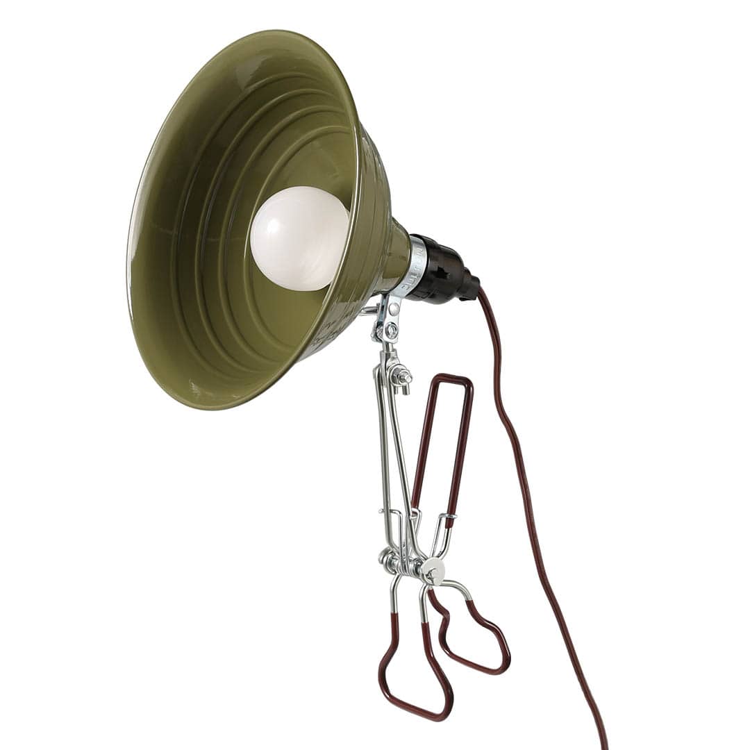 ALUMINUM CLIP LAMP M/OLIVE DRAB