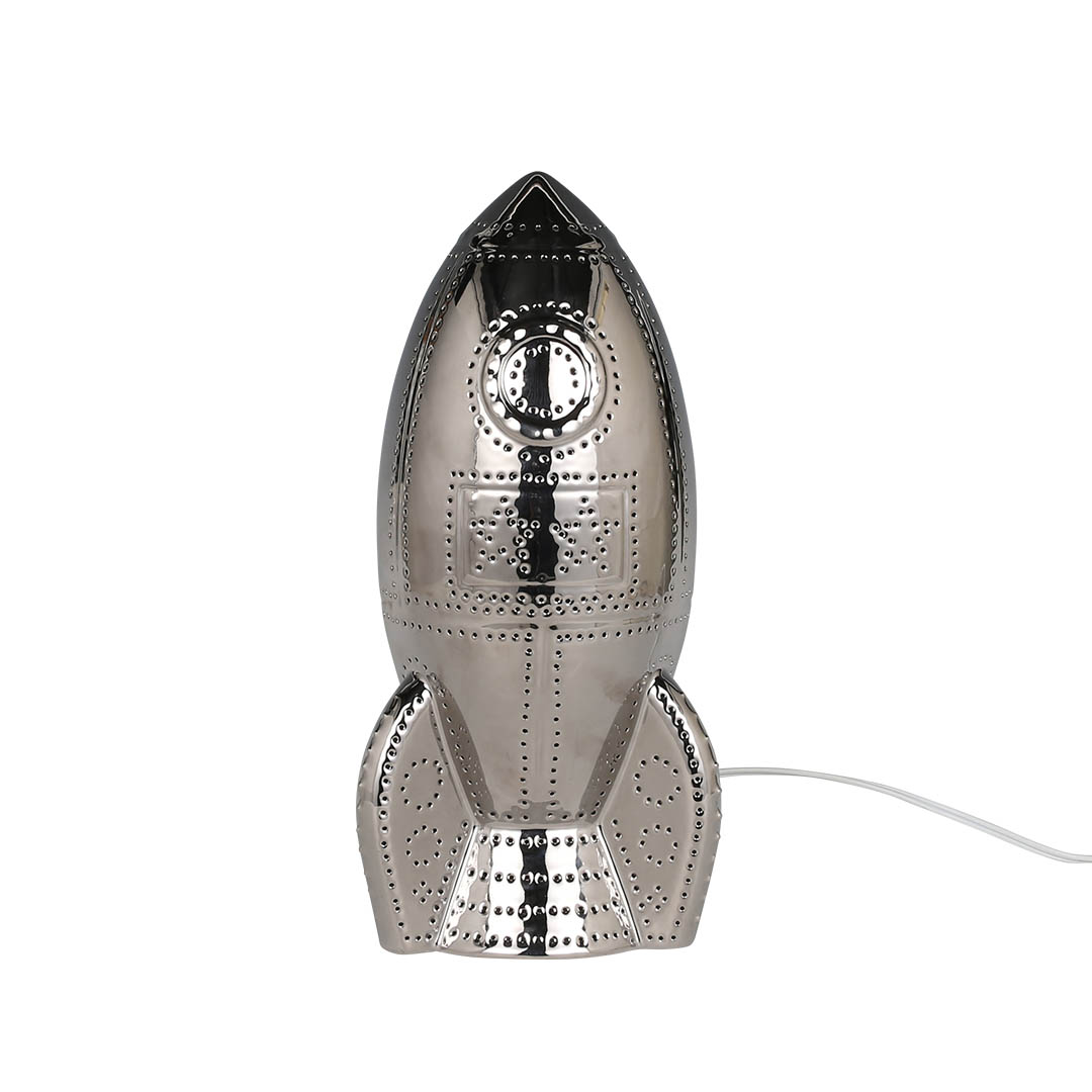 PORCELAIN ROCKET LIGHT CHROME