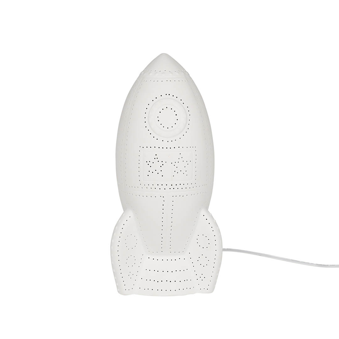 PORCELAIN ROCKET LIGHT  M.WHITE