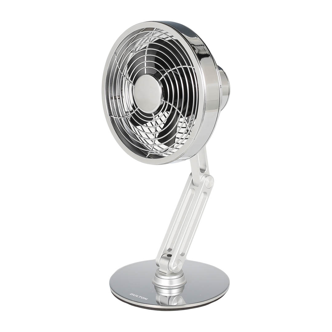 SWING ARM DESK FAN CR/BK