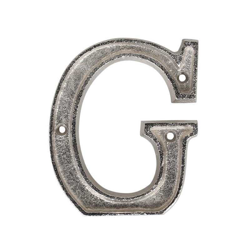 METAL LETTER 105 SILVER ''G''
