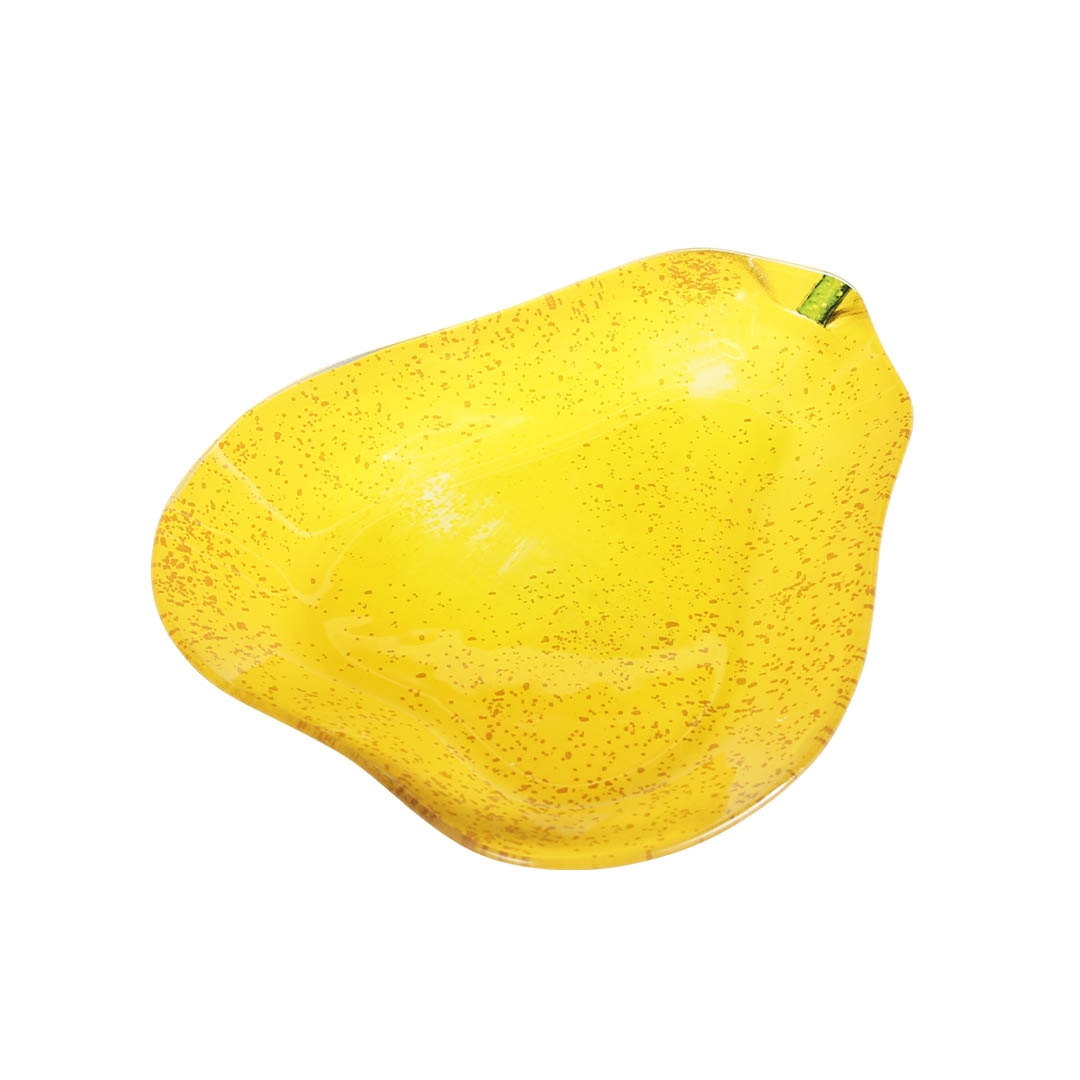 GLASS FARMER PLATE PEAR