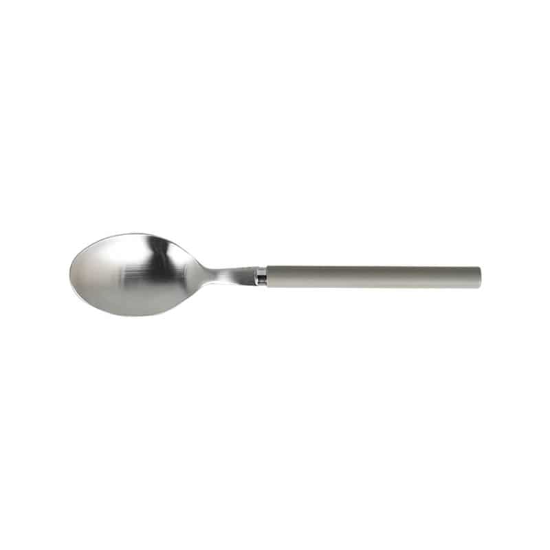 WOOD HANDLE DINNER SPOON GREY