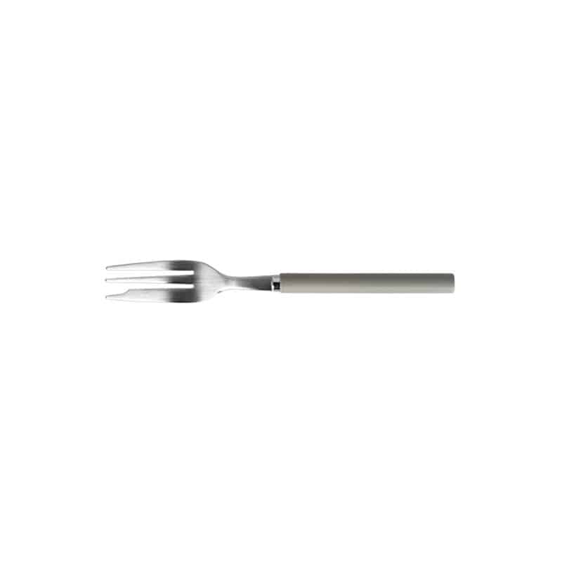 WOOD HANDLE DESSERT FORK GREY