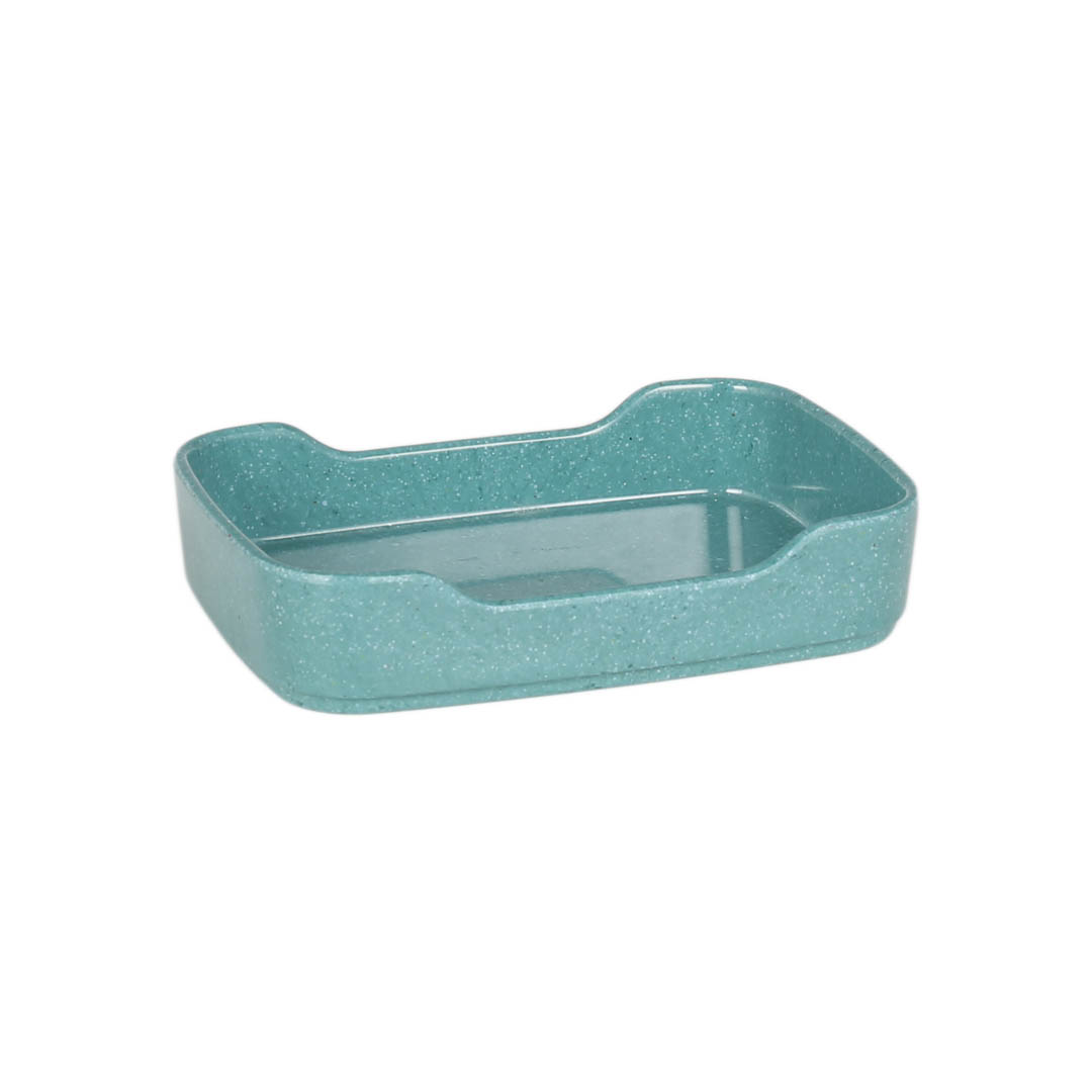 MIXED-MELAMINE STACKING TRAY BLUE