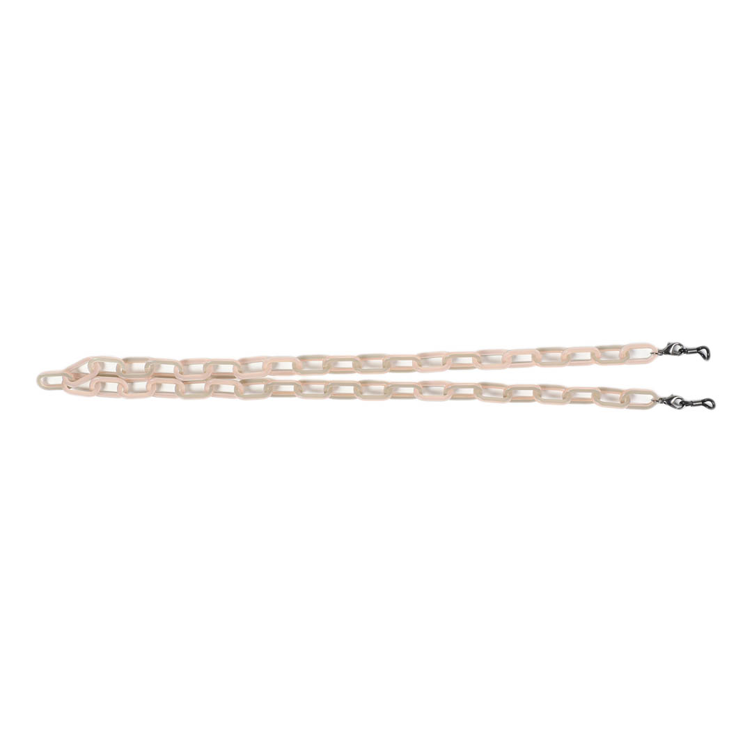 ACETATE CHAIN OBLONG PINK GRAY