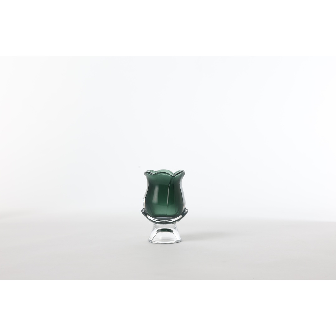 TULIP CANDLE HOLDER GREEN