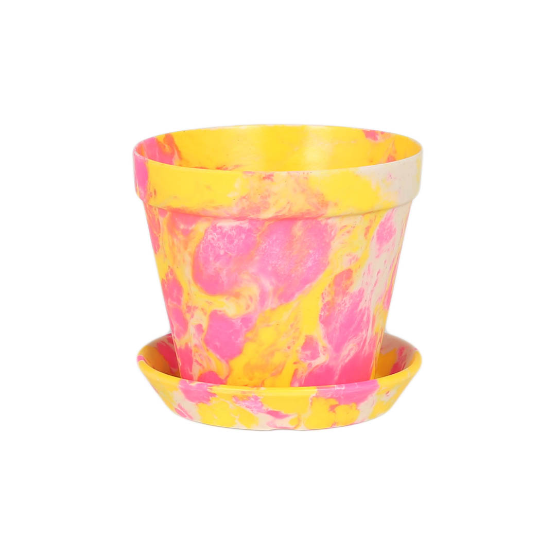 SPLASH POT M BEIGE/PINK/YELLOW