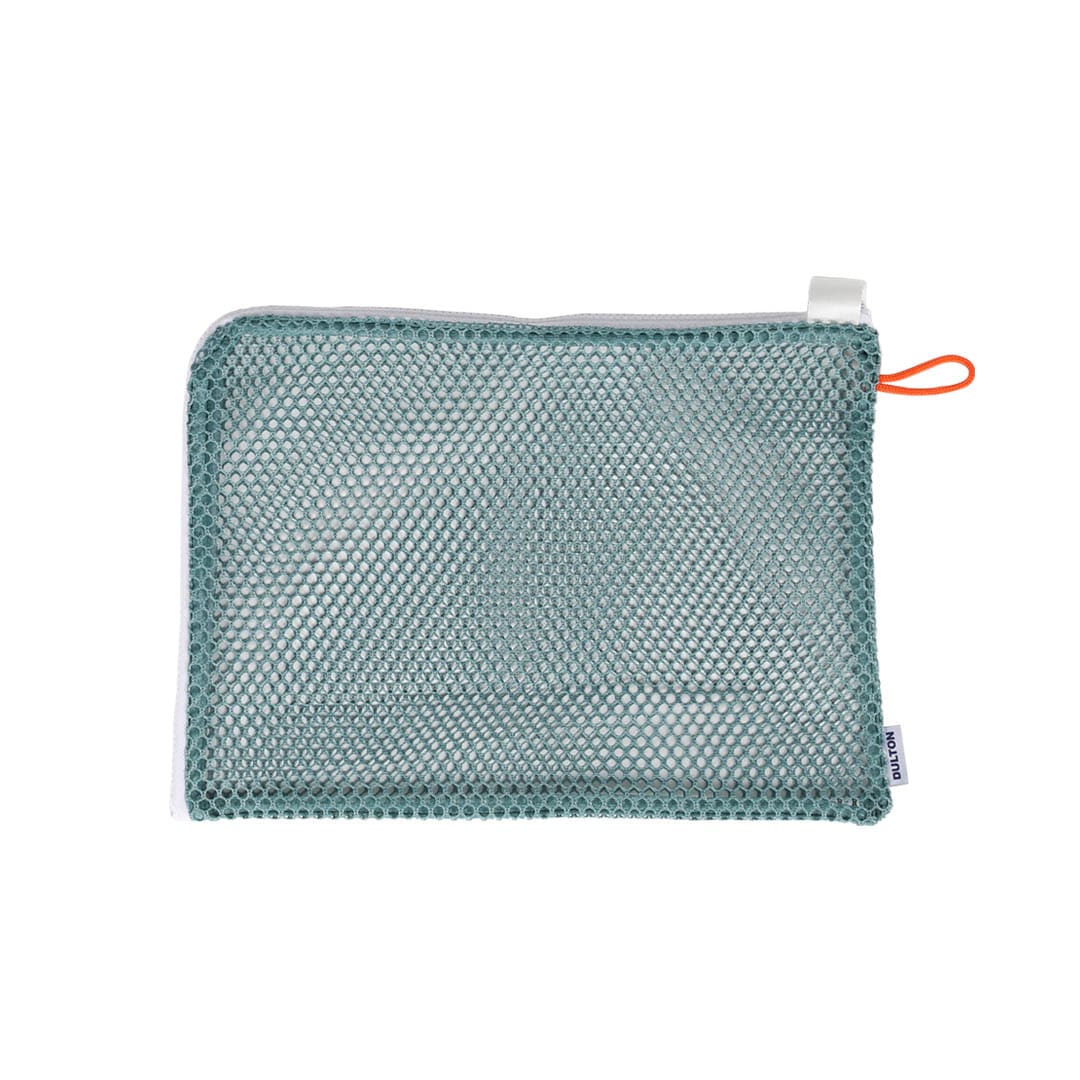 MESH POUCH M GRAY GREEN