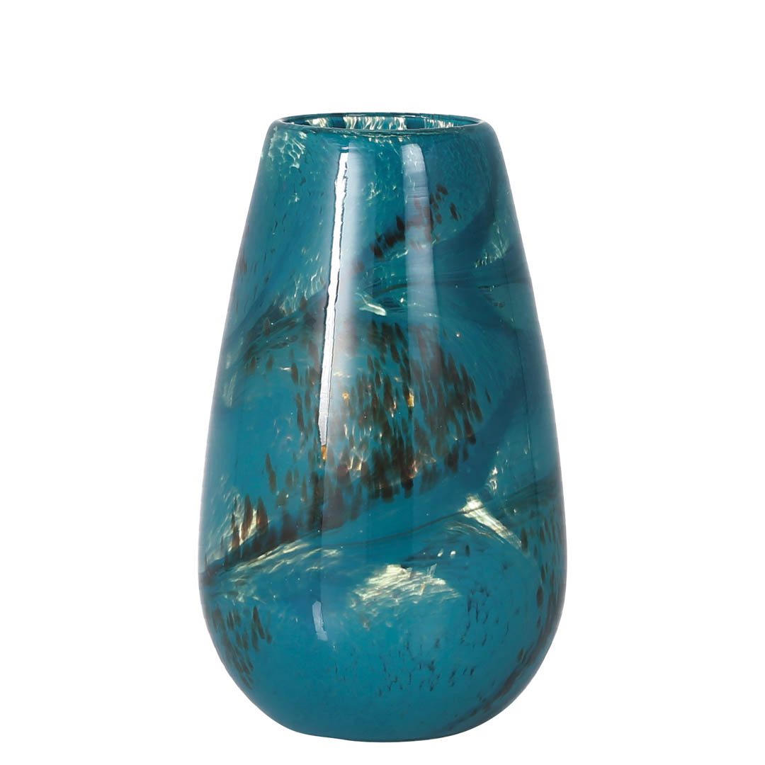 GLASS VASE  220 CIELO BL