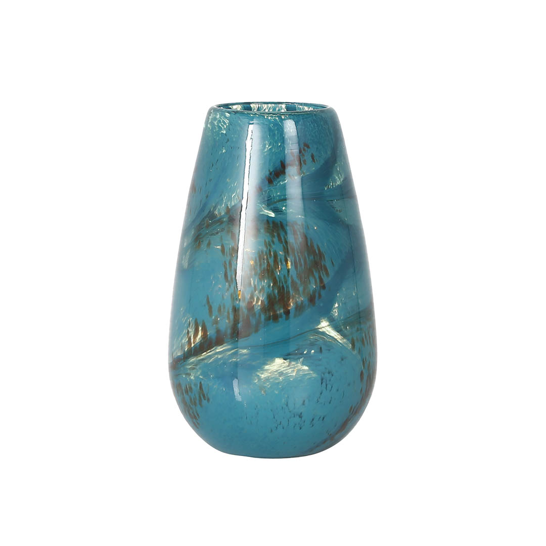 GLASS VASE  220 CIELO BL