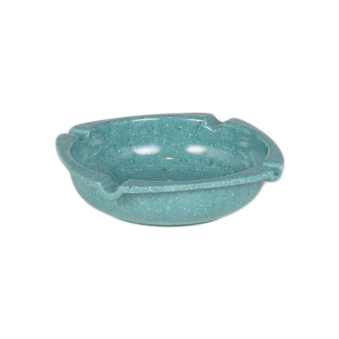 MIXED-MELAMINE  ASHTRAY BLUE