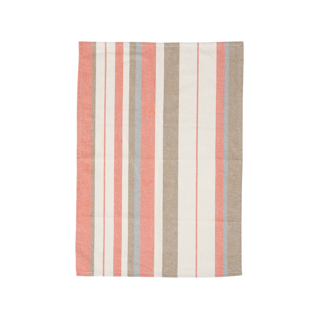 KITCHEN CLOTH STRIPY OR/BE