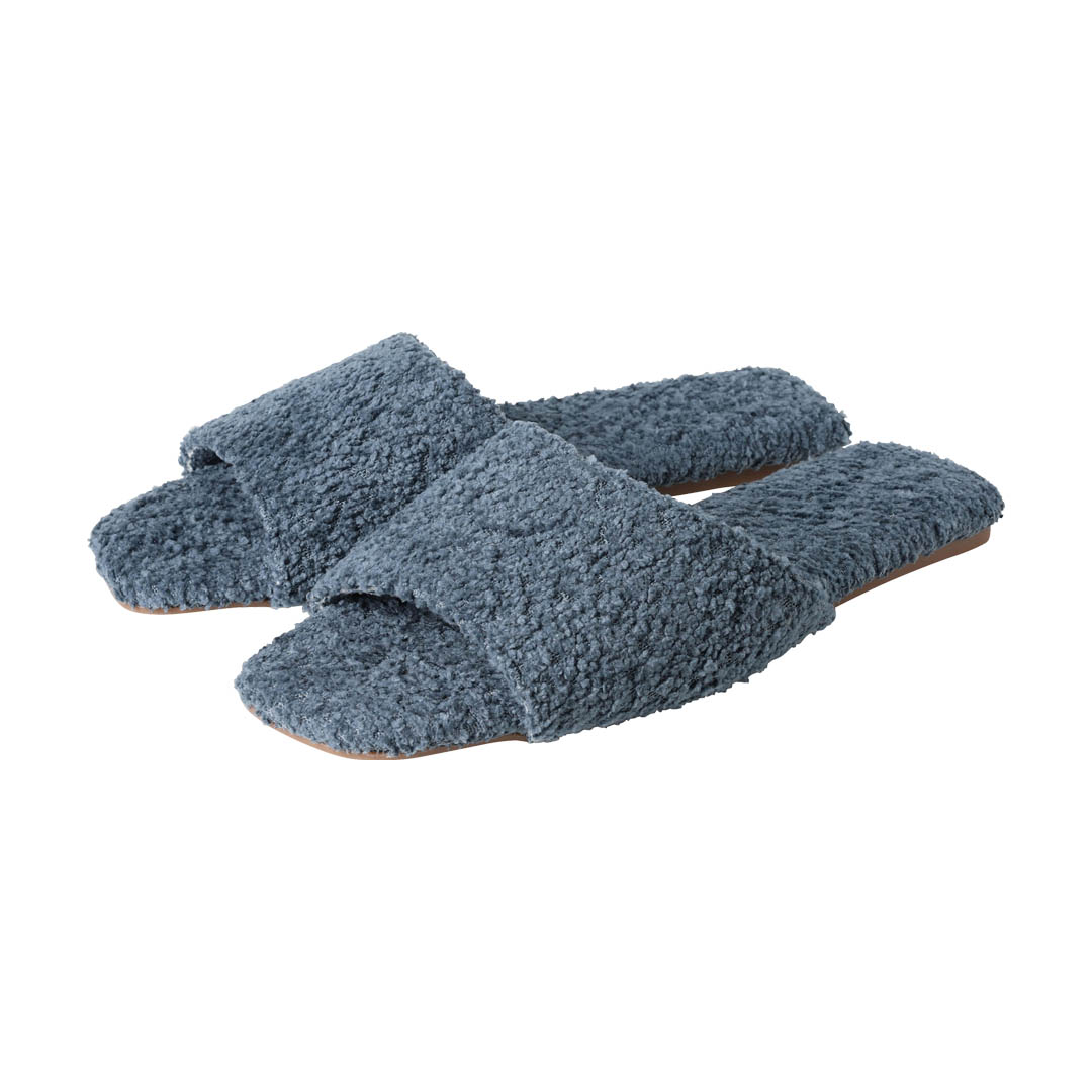 DURA-SOLE SLIPPERS MEN CURLY BLUE