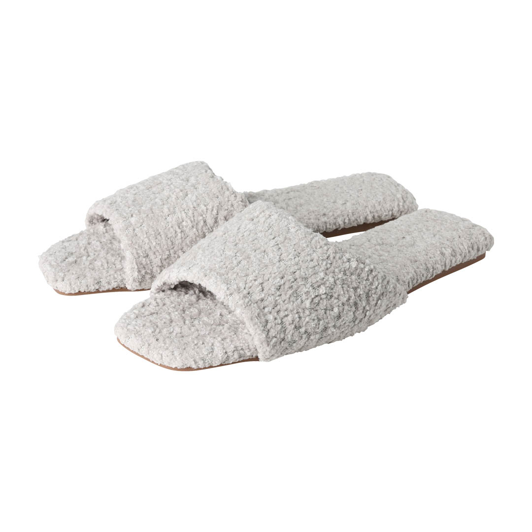 DURA-SOLE SLIPPERS MEN CURLY L.GRAY