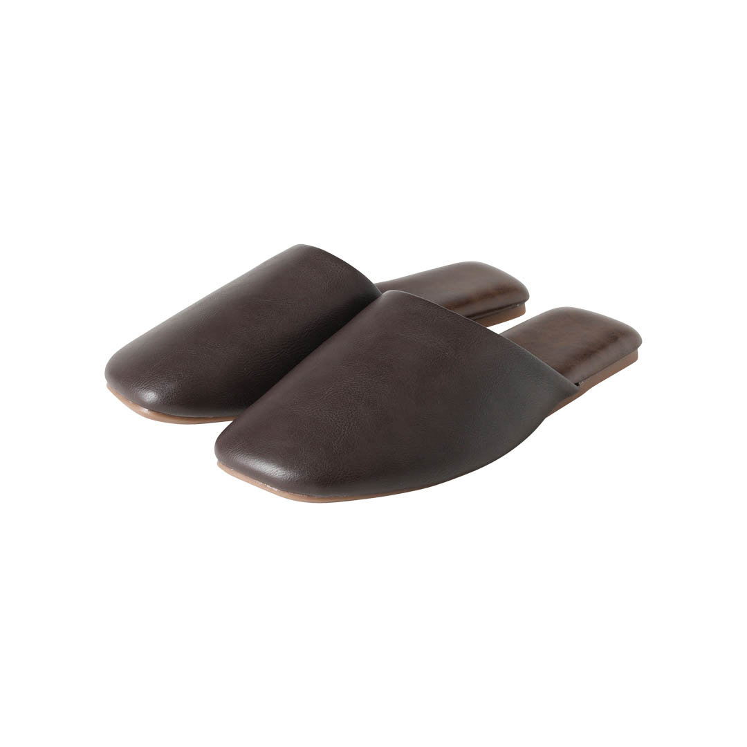 DURA-SOLE SLIPPERS WOMEN CALMER　D.BR