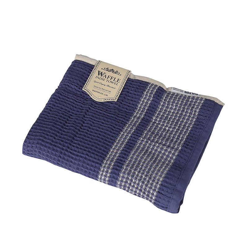 WAFFLE INDIE TOWEL BLUE