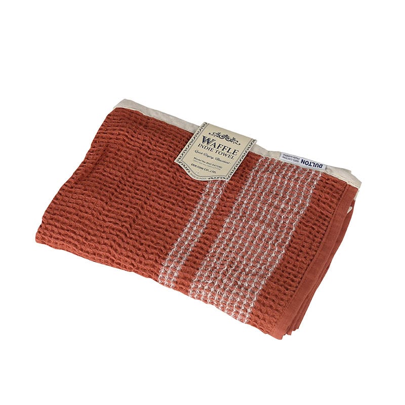 WAFFLE INDIE TOWEL RED