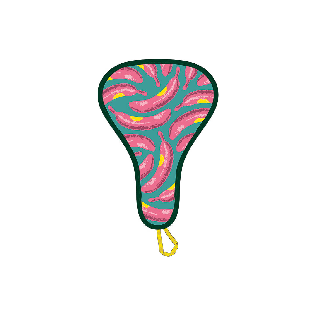 POP-UP HAND FAN BANANA PINK