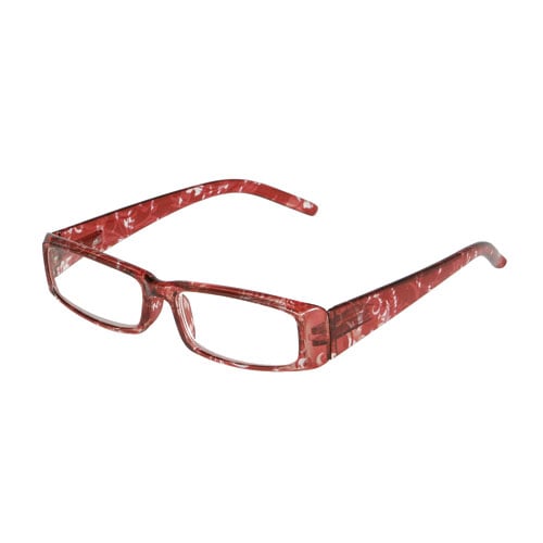 READING GLASSES RED PATTERN 2.0