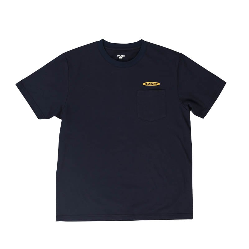 DULTON T-SHIRT OVAL LOGO S NAVY