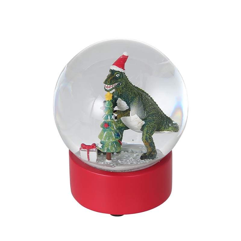 DINOSAUR SNOW GLOBE