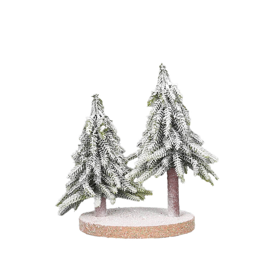 EVERGREEN SNOW FOREST ROUND S