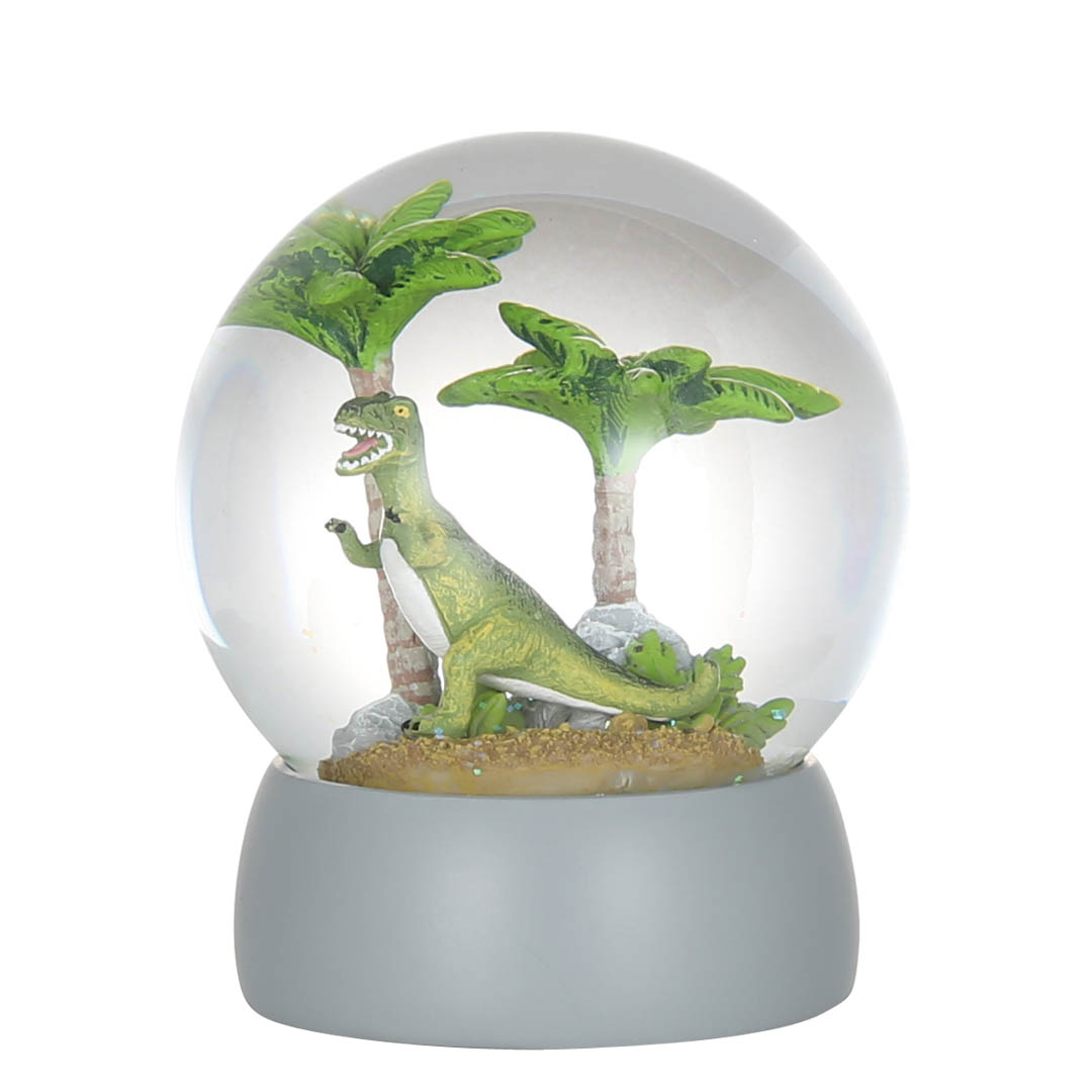 DINOSAUR SNOWGLOBE WITH LED