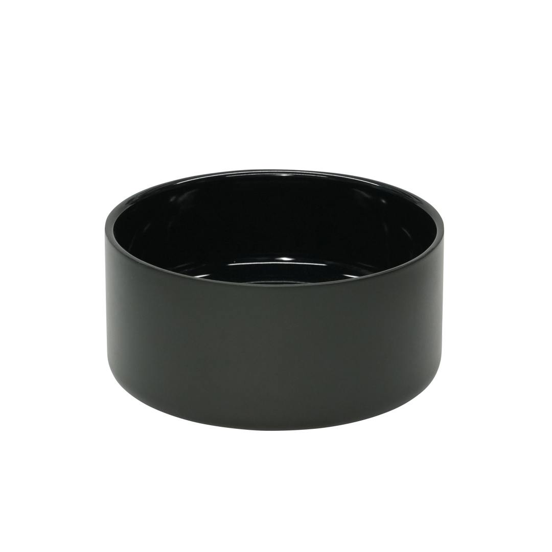 DOUBLE WALL DOG BOWL M BLACK