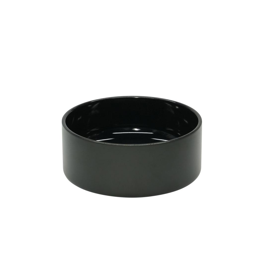 DOUBLE WALL DOG BOWL S BLACK