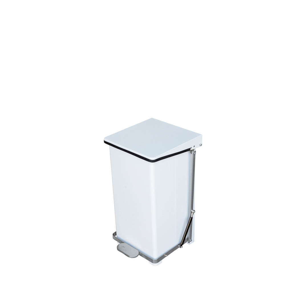 PEDAL BIN 45L WHITE