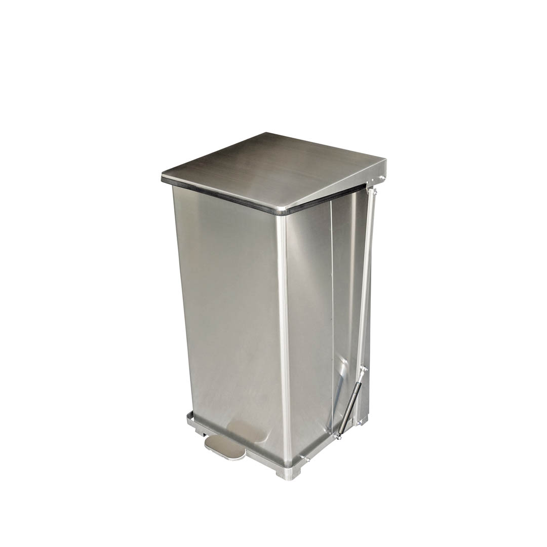 PEDAL BIN 90L STAINLESS