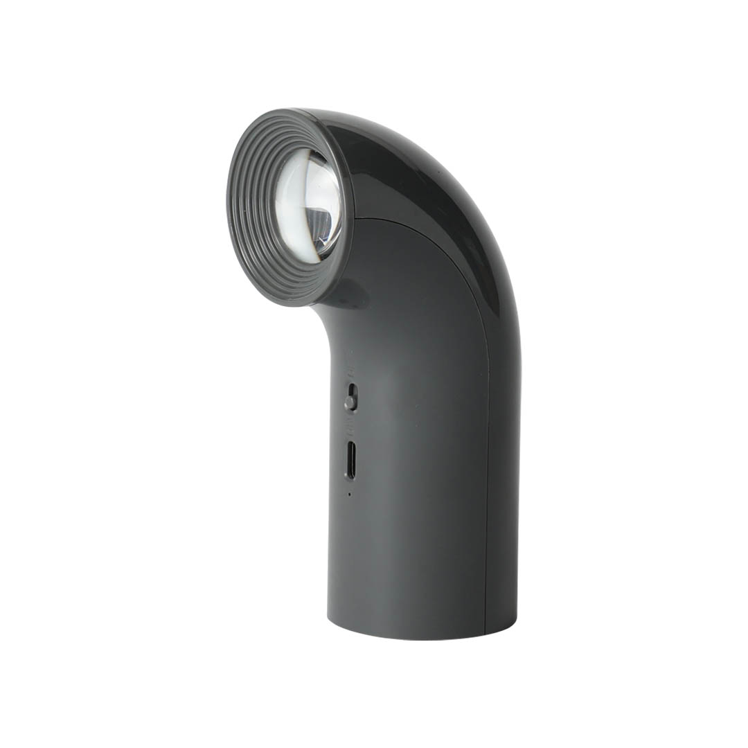 BENT TUBE LAMP GRAY