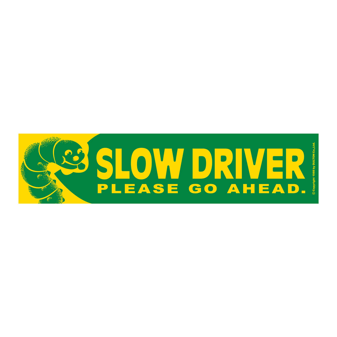 CAR MESSAGE MAGNET SLOW DRIVER