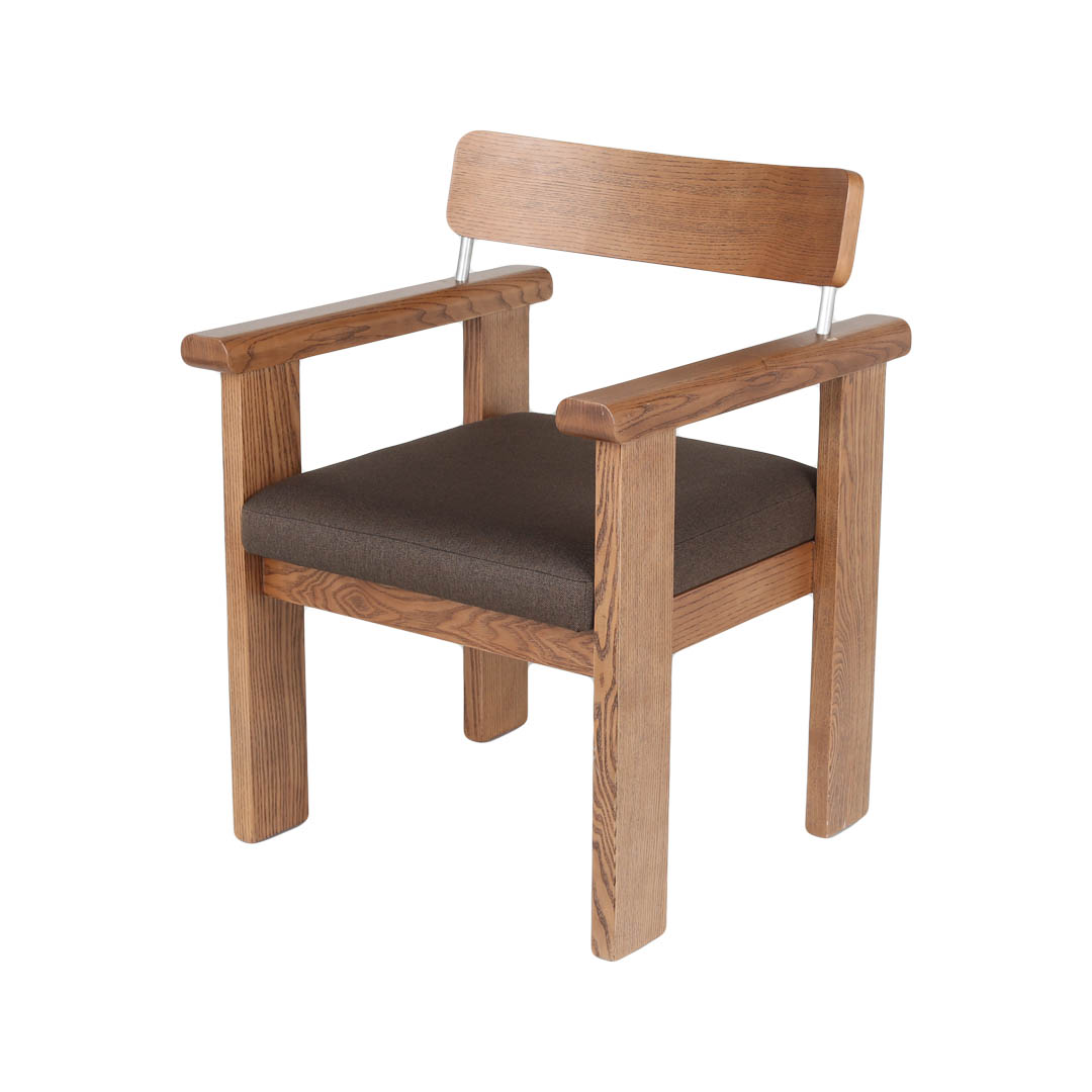 “WRIGHT” DINING CHAIR BROWN