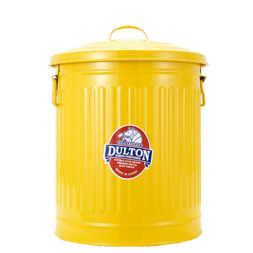 GARBAGE CAN YELLOW M